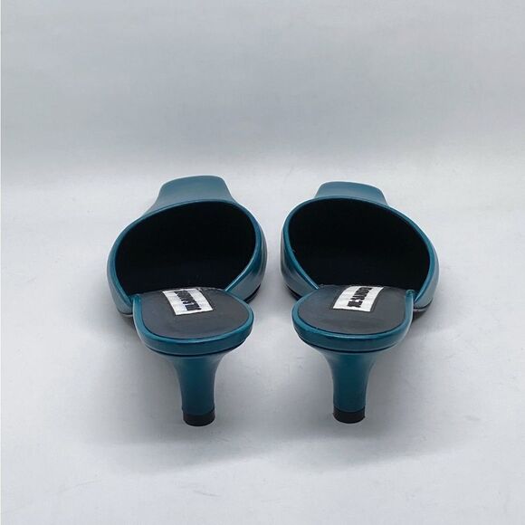 JIL SANDER Square Toe Leather Pumps size 36.5 - Picture 9 of 13